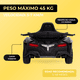 thumbnail image 5 of Carro Eléctrico Para Niños Aeiou B002 Montable Indicador De Batería Negro, 5 of 7