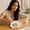 C, variant on Octagon Snack Plates, 6.5 Inch Appetizer Dessert Fruit Plates, Food Grade BPA-Free PP Small Serving Dishes for Party, Home, Outdoor