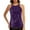 Purple, variant on Women Summer Tops Sequin Tops For Women Sleeveless Dressy Tank Camisole Party Club Vest Shirt Compression Undershirts Fluff Yeah Slide Camisole Bra plus Size Blouses Teen Girls Summer Top Purple S