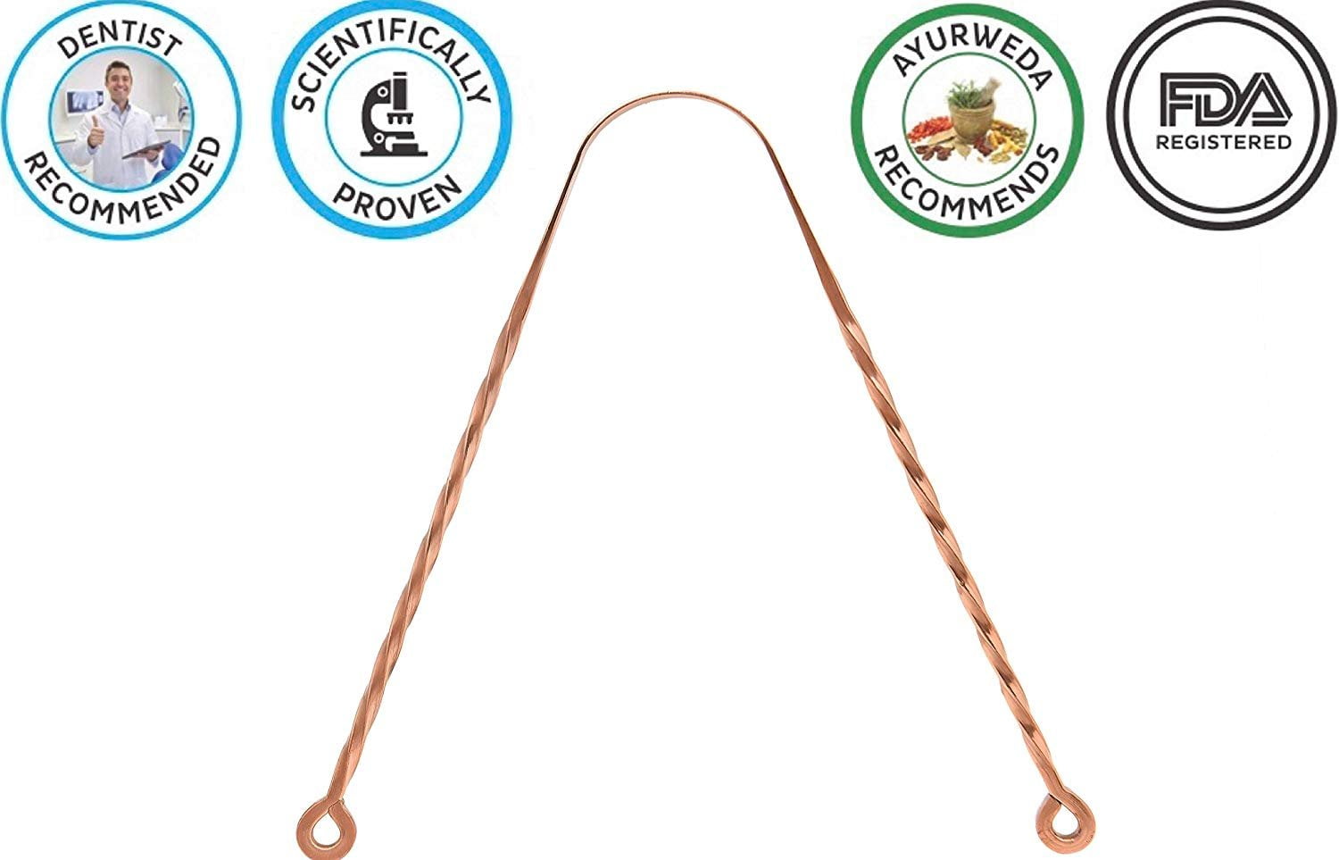 Tongue Scraper Cleaner For Daily Oral Hygiene Plastic Free