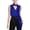 Blue - royalblue, variant on Rachel Roy Womens Tie Neck Pullover Blouse, Purple, Medium