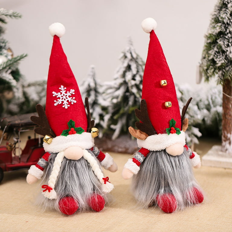 Christmas Gnomes,Bells Gnome Christmas Ornaments,Xmas Holiday