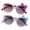 style3, variant on 2Pcs Toddler Sunglasses,Sits Gently on the Face Toddler Girl Sunglasses,Filters Out Harsh Sunlight Kids Sunglasses,UV400 Protection,Style3