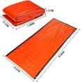thumbnail image 4 of Saco de dormir de supervivencia de emergencia - Bolsa de supervivencia - Manta de primeros auxilios impermeable - Ultraligera - Resistente al calor, 4 of 5