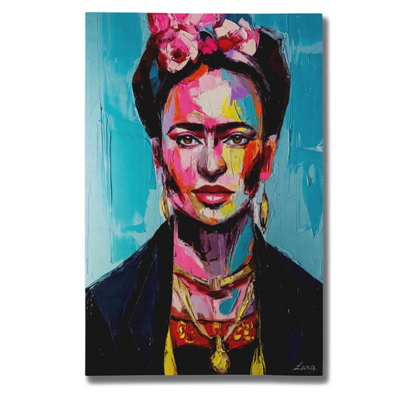 Epic Graffiti 'Frida' Canvas Wall Art, 26"x40"