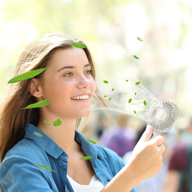 Digital Handheld Fan Portable USB Charging Students Outdoor Gifts Home Mini Fan