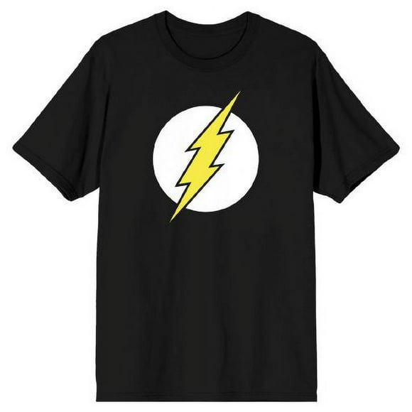 T-Shirt Noir DC Comics The Flash Logo