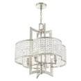thumbnail image 4 of Livex Lighting Grammercy Chandelier in Brushed Nickel, 4 of 11