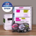 thumbnail image 4 of Epson LABELWORKS 212GSVPX - Gray on Soft Purple PET Label Maker Tape - 1/2" (12MM) Wide, 26', 4 of 9