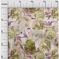 thumbnail image 2 of oneOone Cotton Cambric Lime Green Fabric Floral Quilting Supplies Print Sewing Fabric By The Yard 42 Inch Wide-T2, 2 of 6