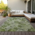 thumbnail image 6 of Addison Rugs Chantille Indoor/Outdoor Transitional Modern Green Washable Rectangle Rug, 5' x 7'6", 6 of 6