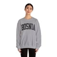 thumbnail image 4 of Bosnia Bosnian Sweatshirt Gifts Crew Neck Shirt Long Sleeve Unisex, 4 of 7
