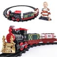 thumbnail image 3 of Juego De Rieles De Tren De Navidad De Juguete Para Niños Con Luz Y Sonido Navidad Retro Steam Track Train Model Toy ANGGREK Otros, 3 of 6