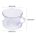 thumbnail image 4 of Fdit Cone Shape Coffee Maker Filter Cup Dripper Reusable Pour Over Serving Mug , Cone Coffee Maker, Coffee Maker, 4 of 10