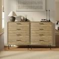 thumbnail image 3 of LuxenHome Mid-Century Modern Wave 4-Drawer 31.5-Inch Wide Accent Chest, 3 of 10