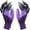 Purple, variant on 2 Pairs Garden Gloves with Sturdy Claws – Quick & Easy Gardening Work Gloves