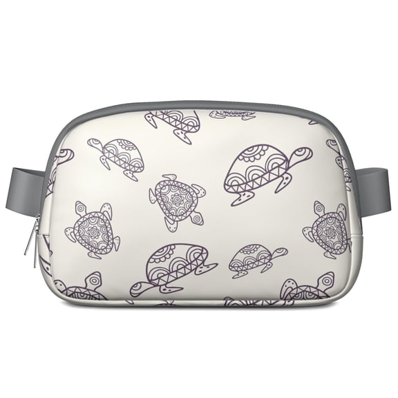 Cute Shark Fanny Pack for Women – Cartoon Great White Print Waist Bag with Funny Nautical Ocean Design for Marine Life Lovers