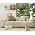 thumbnail image 5 of Fennco Styles Embroidered Lace Floral Decorative Lumbar Throw Pillow Cover 12" W X 20" L – White Kaleidoscope Cushion Case for Couch, Sofa, Bedroom, Office and Living Room Décor, 5 of 6