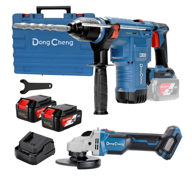 Taladro Perforador 1000w Dongcheng + Miniesmeriladora 4-1/2'