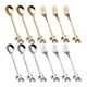 thumbnail image 1 of Matsuzay Juego de cucharas de postre de 12 piezas Disfrute de dulces con estos utensilios de acero inoxidable Tenedores de postre Cocina y Comedor, 1 of 6