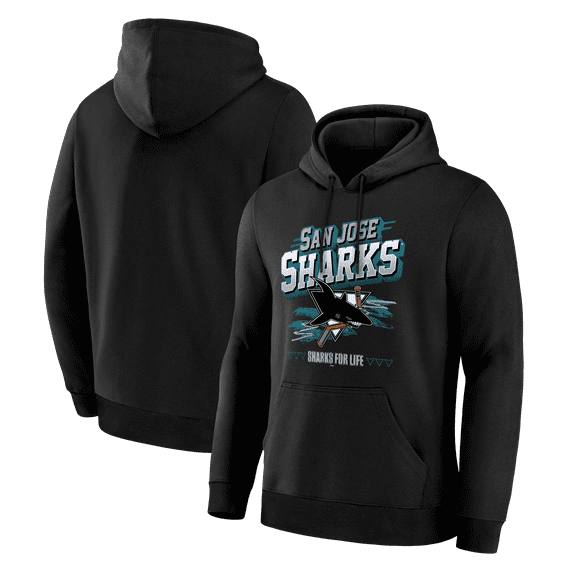 Men's Fanatics Black San Jose Sharks Legacy Hoodie