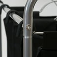 thumbnail image 4 of Household Essentials Rolling Triple Laundry Sorter, Silver, 4 of 8