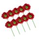thumbnail image 5 of Moyic 10 piezas de flores artificiales Gerbera plantas falsas ramo de novia jardín Type6 NO6, 5 of 6