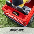 thumbnail image 3 of Hikiddo 12V Ride on Toy Truck, 2 Seater Kids Electric Cars for Girl Boy with Remote, Megaphone - Red, 3 of 10