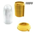 thumbnail image 2 of wamans 100Pcs Disposable Cake Box Cake Box Snow Mei Niang Baking Blister,Gold, 2 of 5