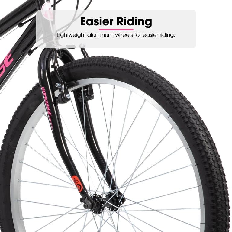 HILAND Bamcbase Womens Mountain Bike, 24 26 Inch 18 Speeds Hybrid