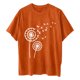 thumbnail image 3 of Camisetas de Manga Corta para las Mujeres Impreso Cuello Redondo Suelto Camiseta, Casual Cuatro Estaciones Blusa para el Hogar, 3 of 3