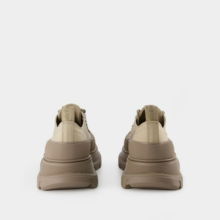 スニーカー Tread Slick Sneakers - Alexander Mcqueen - Brown - Canvas Alexander Mcqueen Tread Slick Sneakers - Brown - Canvas