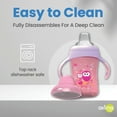 thumbnail image 2 of Avima Baby Sippy Cup, Trainer, Soft Spout, Spill-Proof, BPA-Free, 10 oz, Pink, 2 Count, 2 of 7