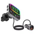 thumbnail image 3 of Transmisor asistente de voz para coche FM, lector de MP3 y tarjeta TF, receptor de Audio auxiliar, manos compatibles con Bluetooth 5,0, Kit negro para coche Enzons, 3 of 5