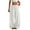 White, variant on XUNKUSGA Wide Leg Pants Woman Elastic Dstring High Waisted Sweatpants Women Solid Color Comfortable Breathable Pants for Women Loose Active Women's Pants with Pockets
