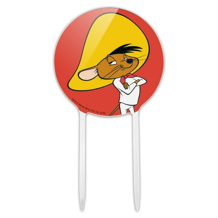 Acrylic Looney Tunes Speedy Gonzales Cake Topper Party Decoration