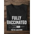 thumbnail image 5 of Tstars Mens Pro Vaccination Fully Vaccinated Shirt Pro Immunization Nurse Birthday Gift T Shirt, 5 of 6