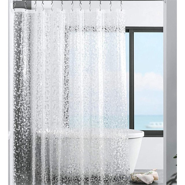 WANDF Clear Waterproof Shower Curtain LinerThick Shower Curtain Shower