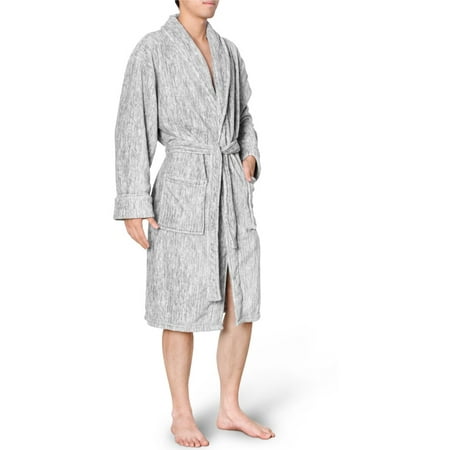 - Premium Men's Fleece Robe Bathrobe by