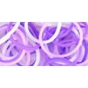 Loom Bands 500/Pkg W/25 Clasps-Purple Mix, Pk 3, Midwest Design