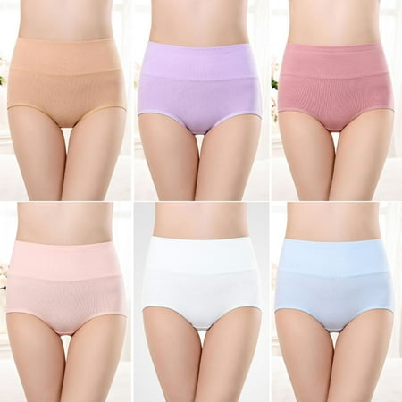 Popular Picks  High Waist Women s Panties  Cotton Soft Briefs  Seamless Stretch  Breathable Seamless  Comfort Fit  Everyday Wear  Seamless Seamless  Women s Plus Size Pants | Purple L  Sopatenor