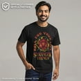 thumbnail image 2 of Men's Stranger Things Hellfire Club Flame Dice Graphic T-Shirt, 2 of 10