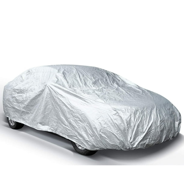 Ohuhu Car Covers For Sedan Outdoor 2019 Upgrade Car Cover Windproof Dustproof Scratch Resistant Universal Full Size Dual Layer Auto Vehicle Cover For Sedan L 191 201 Walmart Com Walmart Com