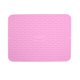thumbnail image 1 of Estera de drenaje de silicona Bearachild botella impermeable bandeja de secado de platos gruesos grandes color rosado, 1 of 6
