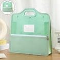 thumbnail image 6 of Scrapbook Paper Organizer, Portable Receipt Document Organizer, Expanding Paper Folio With Handle, Clear Portable Paper Storage, Home Office Organizer, Paper Storage for Scrapbook Sheets, 6 of 7