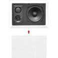 thumbnail image 2 of Pyle Ceiling Wall Mount Enclosed Speaker - 400 Watt Stereo In-wall / In-ceiling 8" Enclosed Full Range Deep Bass Speaker System - 50Hz-20kHz Frequency Response, 4-8 Ohm, Flush Mount, 2 of 4