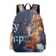 thumbnail image 1 of La Dama y el Vagabundo-theme Backpack, Campus style schoolbag Bookbag with Adjustable Shoulder Straps And Large Zip Compartment, Unisex Travel Bags.42x30x15cm, 1 of 6