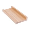 thumbnail image 2 of Hovilon Solid Wood Wall Shelf Floating Shelf Wall - Mounted Storage Rack with No Nail Glue Load Bearing Decorative Shelves for Living Room Bedroom Bathroom Kitchen Home Organization Display Holder, 2 of 6