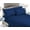 Navy Blue, variant on Full Sheet Set - Easy Care Silky Soft Microfiber, Deep Pocket, Wrinkle & Fade Resistant, 4-Piece Bedding, Full, Royal Blue