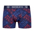 thumbnail image 3 of Henleys Mens Rutlers Assorted Designs Boxer Shorts (Pack of 3), 3 of 5